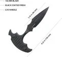 Kubey Medusa Push Dagger Black KUB242C