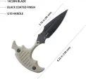 Kubey Medusa Push Dagger Tan KUB242E