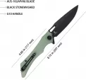 Kubey Raven Linerlock Black Jade KUB245G