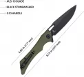 Kubey Raven Linerlock Black OD KUB245I