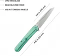 Kubey Dandy Framelock Green Ti KUB247F