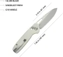 Kubey Bluff Axis Lock White KUB248C