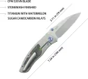 Kubey Vertigo Framelock CamoCarbon KUB258B
