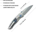 Kubey Vertigo Framelock CamoCarbon KUB258C