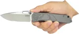 Kubey Blackout Framelock Ti Gray KUB259B