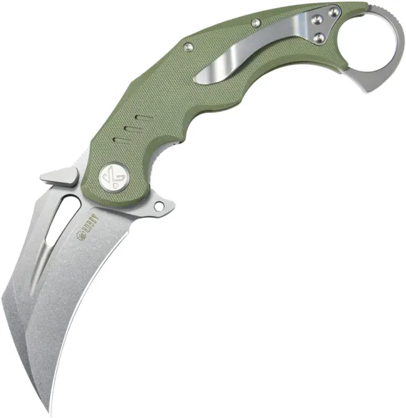 Kubey Wrath Karambit Linerlock Green KUB261B