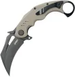 Kubey Wrath Karambit Linerlock Tan - KUB261G