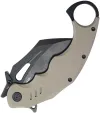 Kubey Wrath Karambit Linerlock Tan KUB261G