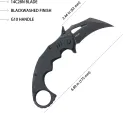 Kubey Mini Wrath Karambit Linerlock KUB262E
