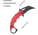Kubey Mini Wrath Karambit Linerlock KUB262H