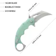 Kubey Mini Wrath Karambit Linerlock KUB262J