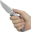 KB Knives Stingray Button Lock Ti Gray KUB264A