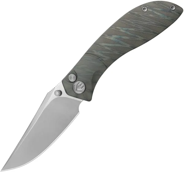 KB Knives Stingray Button Lock Ti Flame KUB264B