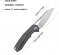 Kubey Vagrant Framelock Flame Ti KUB284E