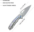 Kubey Coeus Framelock Ti KUB286A