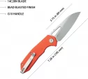 Kubey Vagrant Linerlock Orange KUB291L