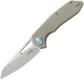 Kubey Vagrant Linerlock Tan G10 - KUB291T