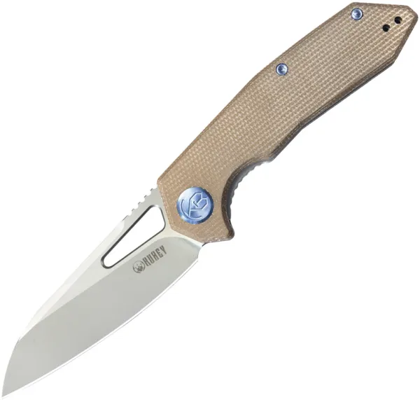 Kubey Vagrant Linerlock Tan Micar KUB291V