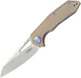 Kubey Vagrant Linerlock Tan Micar - KUB291V