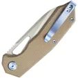 Kubey Vagrant Linerlock Tan Micar KUB291V