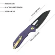 Kubey Vagrant Linerlock Pur G10 KUB291W