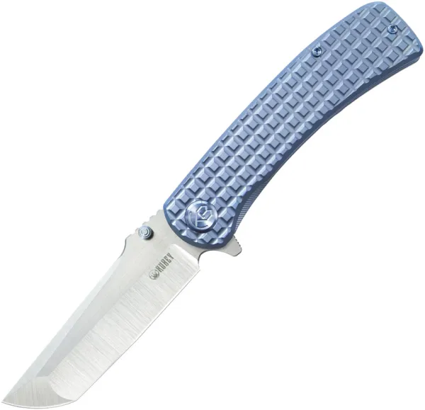 Kubey Interflow Framelock Ti Blue KUB294B