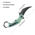 Kubey Rogue Karambit Black Jade KUB298E
