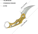 Kubey Rogue Pikal Karambit Linerlock KUB298G