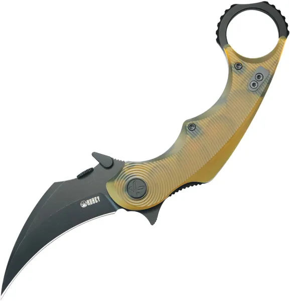 Kubey Rogue Karambit Blackwash Ultem KUB298H