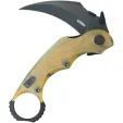 Kubey Rogue Karambit Blackwash Ultem KUB298H