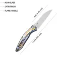 Kubey Barracuda Linerlock Flame KUB299E