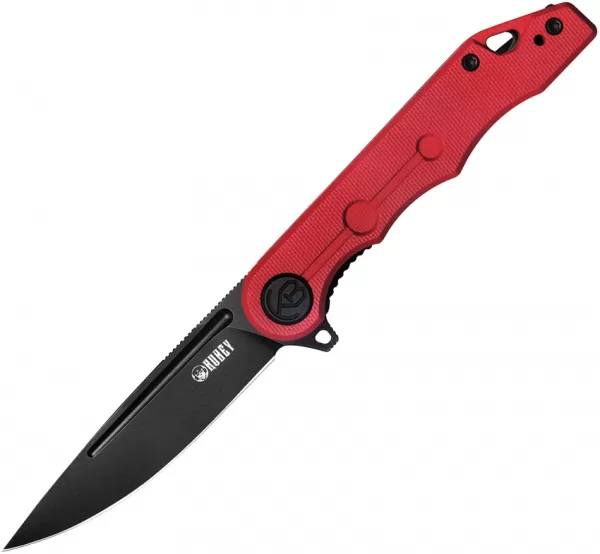 Kubey Mizo Linerlock Red Black KUB312C