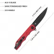 Kubey Mizo Linerlock Red Black KUB312C