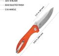 Kubey Ruckus Linerlock Orange KUB314H
