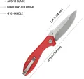 Kubey Ruckus Linerlock Red KUB314J