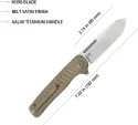 Kubey Steelhead Linerlock Bronze KUB315D