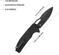 Kubey RDF Button Lock Black KUB316G