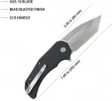 Kubey Bravo 1 Linerlock Black KUB318A