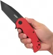Kubey Bravo 1 Linerlock Red Black KUB318B