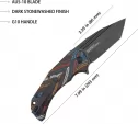 Kubey Bravo 1 Linerlock Multi KUB318F