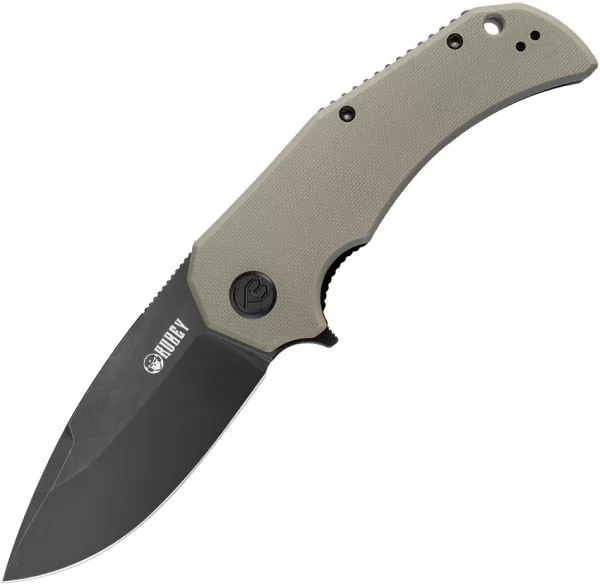Kubey Bravo 1 Linerlock Tan Black KUB319D