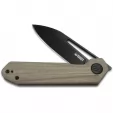 Kubey Royal Linerlock Black Tan KUB321E