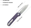 Kubey Royal Linerlock Purple KUB321U
