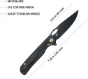 Kubey Hydro Framelock Black KUB323B
