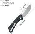 Kubey Thalia Front Flipper Black KUB331L
