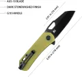 Kubey Duroc Linerlock yellow KUB332H