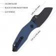 Kubey Monsterdog Linerlock Blk Blue KUB337B