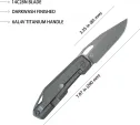Kubey Verijero Framelock Ti BSW KUB340E