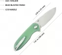 Kubey Belus EDC Linerlock Jade KUB342F