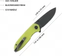 Kubey Belus EDC Linerlock Yellow KUB342G
